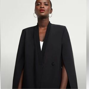GSTQ Tech -Twill Blazer/Cape large